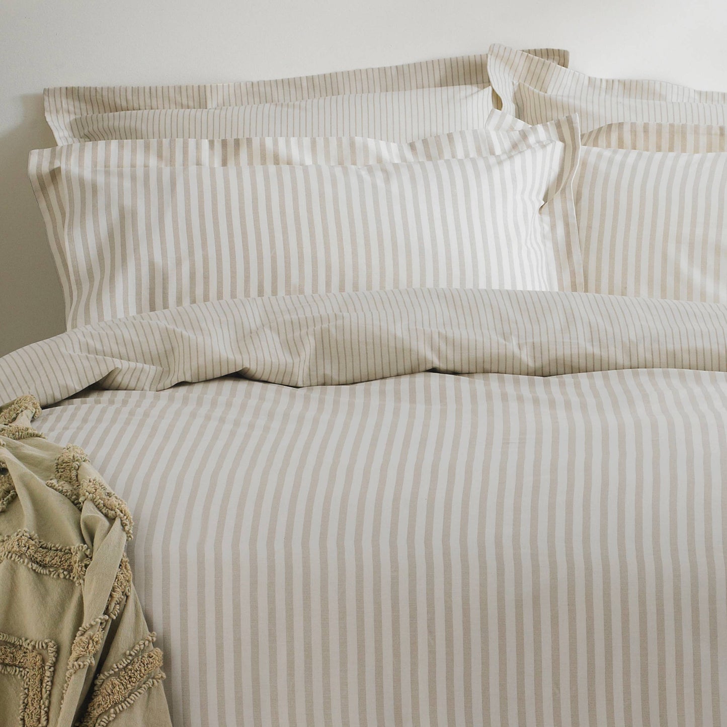 The Stripe Set in Natural - Stella's Boutique