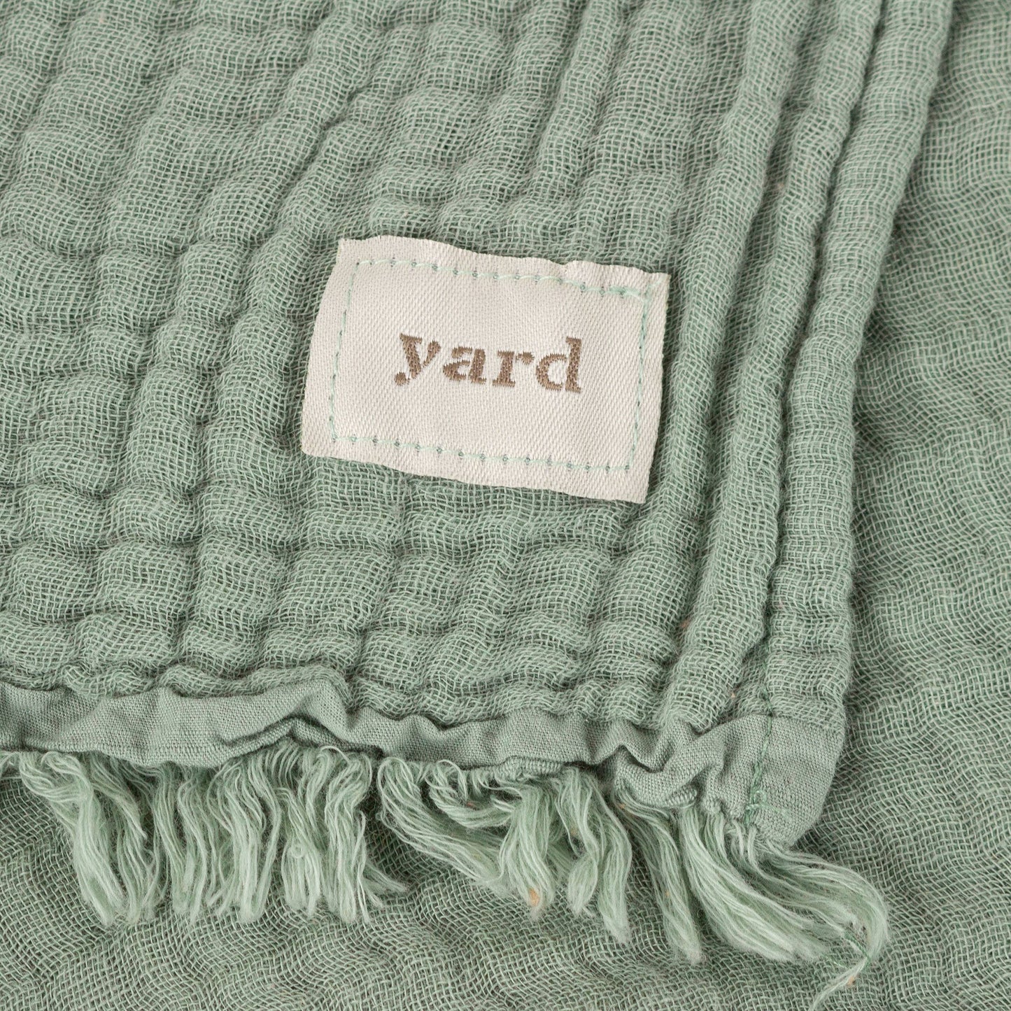 The Muslin Cotton Oversized Throw in Eucalyptus - Stella's Boutique