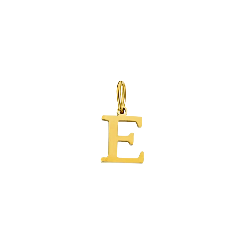 Letter E Charm