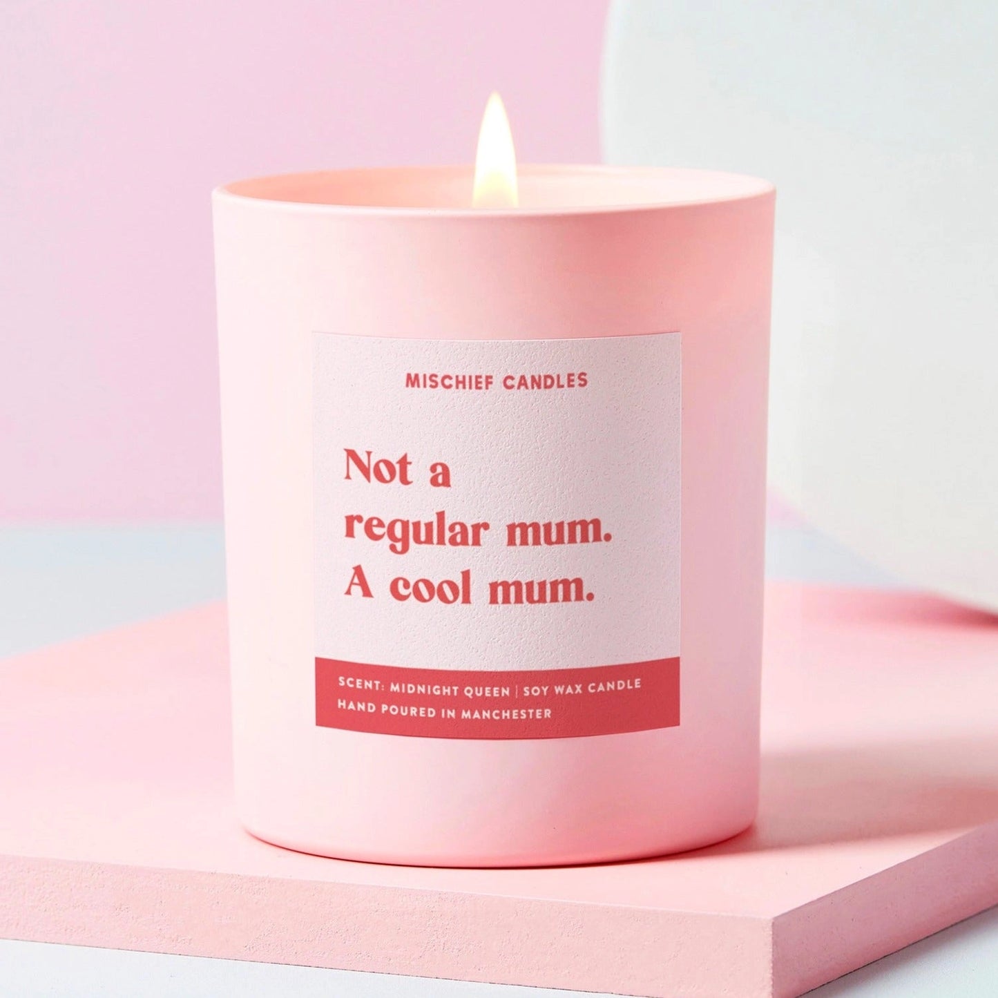 Not a Regular Mum. A Cool Mum Candle Gift