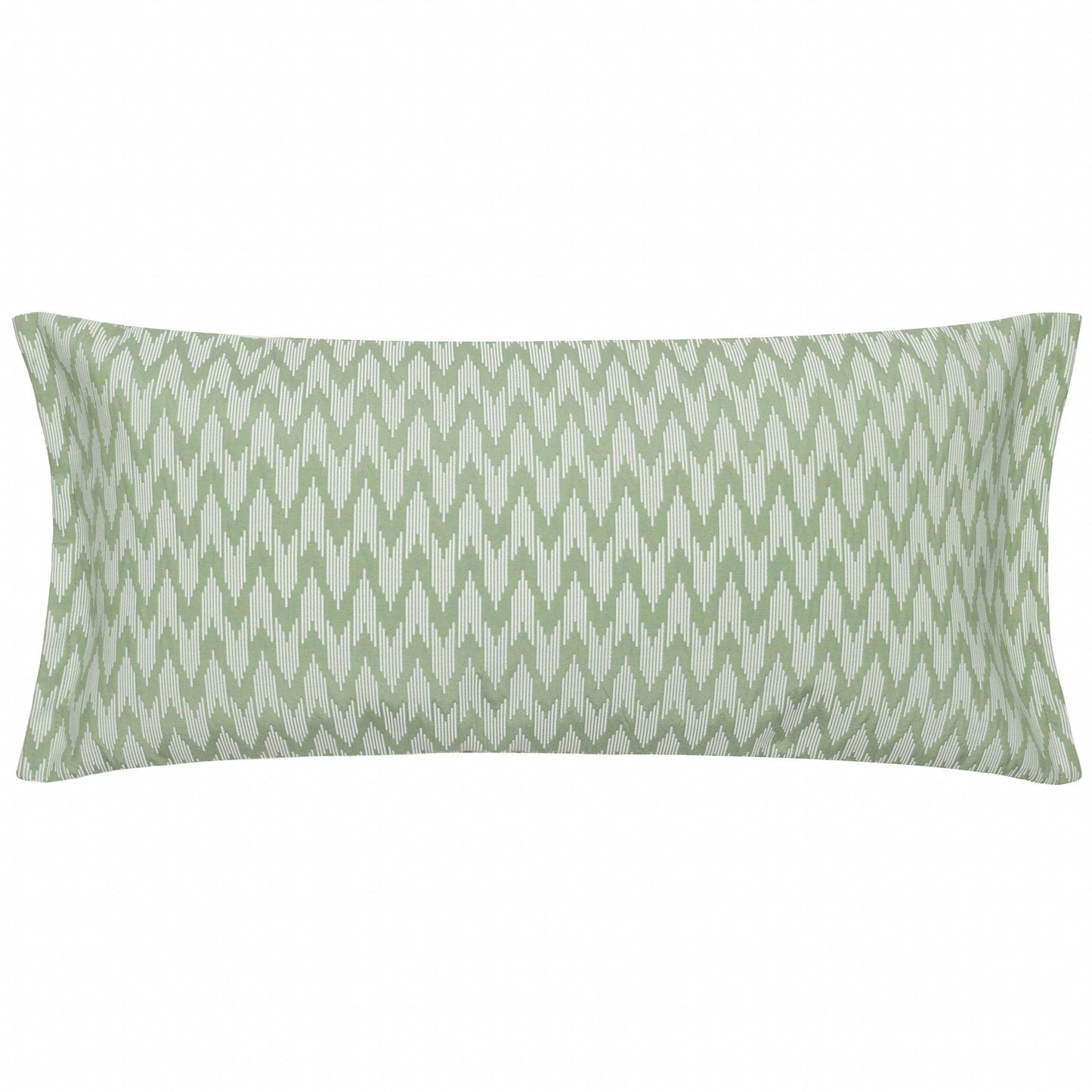 Hutton Woven Jacquard Cushion Sage