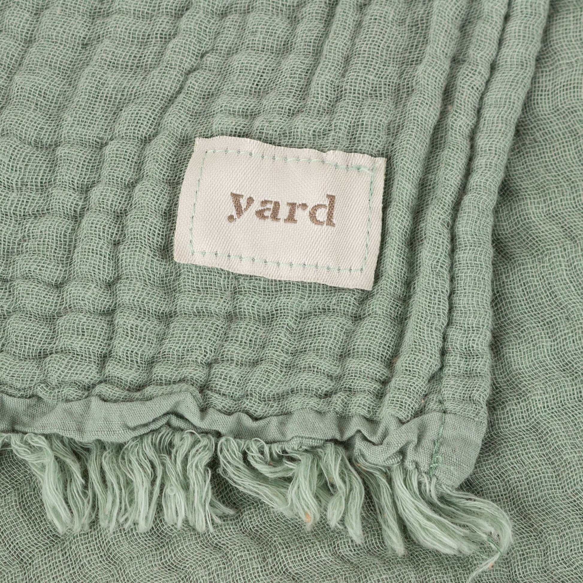 The Muslin Cotton Oversized Throw in Eucalyptus - Stella's Boutique